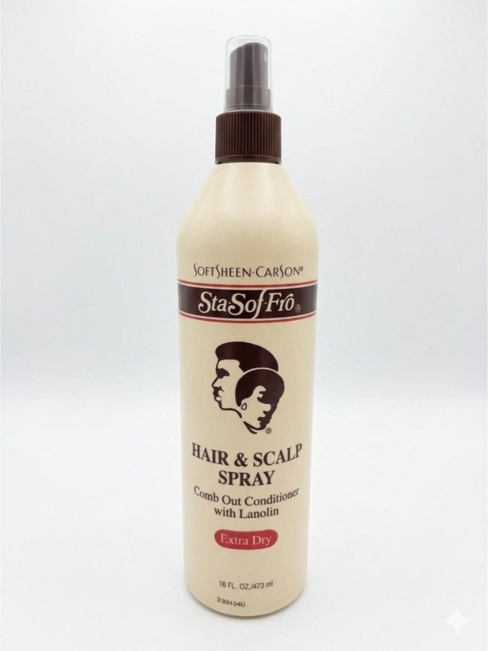 (1) SoftSheen Carson Sta-Sof-Fro Hair & Scalp Spray Comb Out Conditioner 16oz